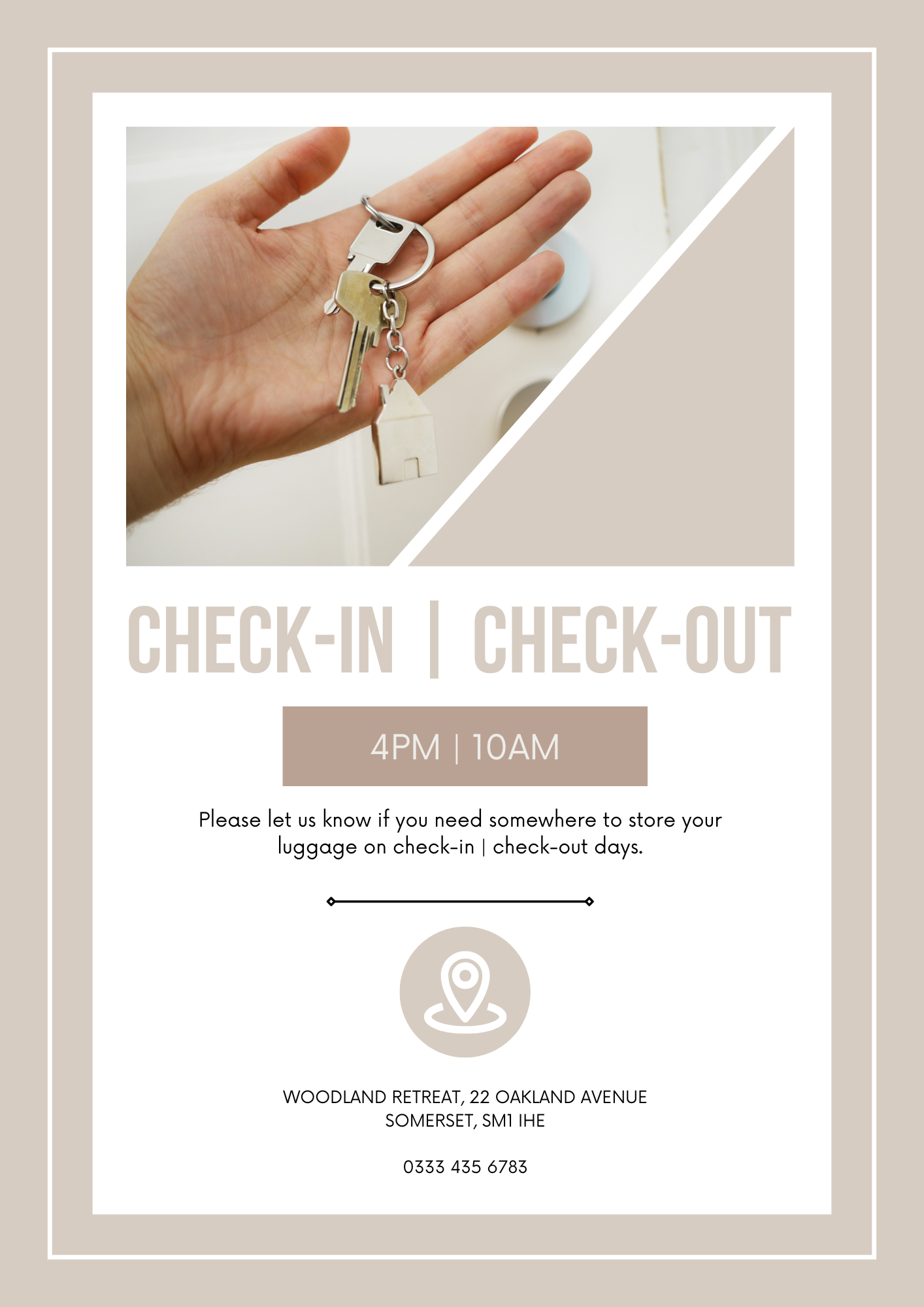 Airbnb Printable Host Signs | 21 Minimalist Rental Signs | Canva Editable + PDF